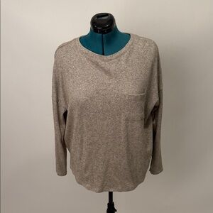 Cherish Women's Silver Crew Neck Sweater